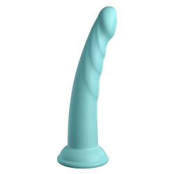 Pipedream Extreme Toyz Gode silicone Slim Seven 18 x 3.6cm Turquoise
